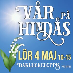 VÅR PÅ HINDÅS / Bakluckeloppis-marknad @ Hindås