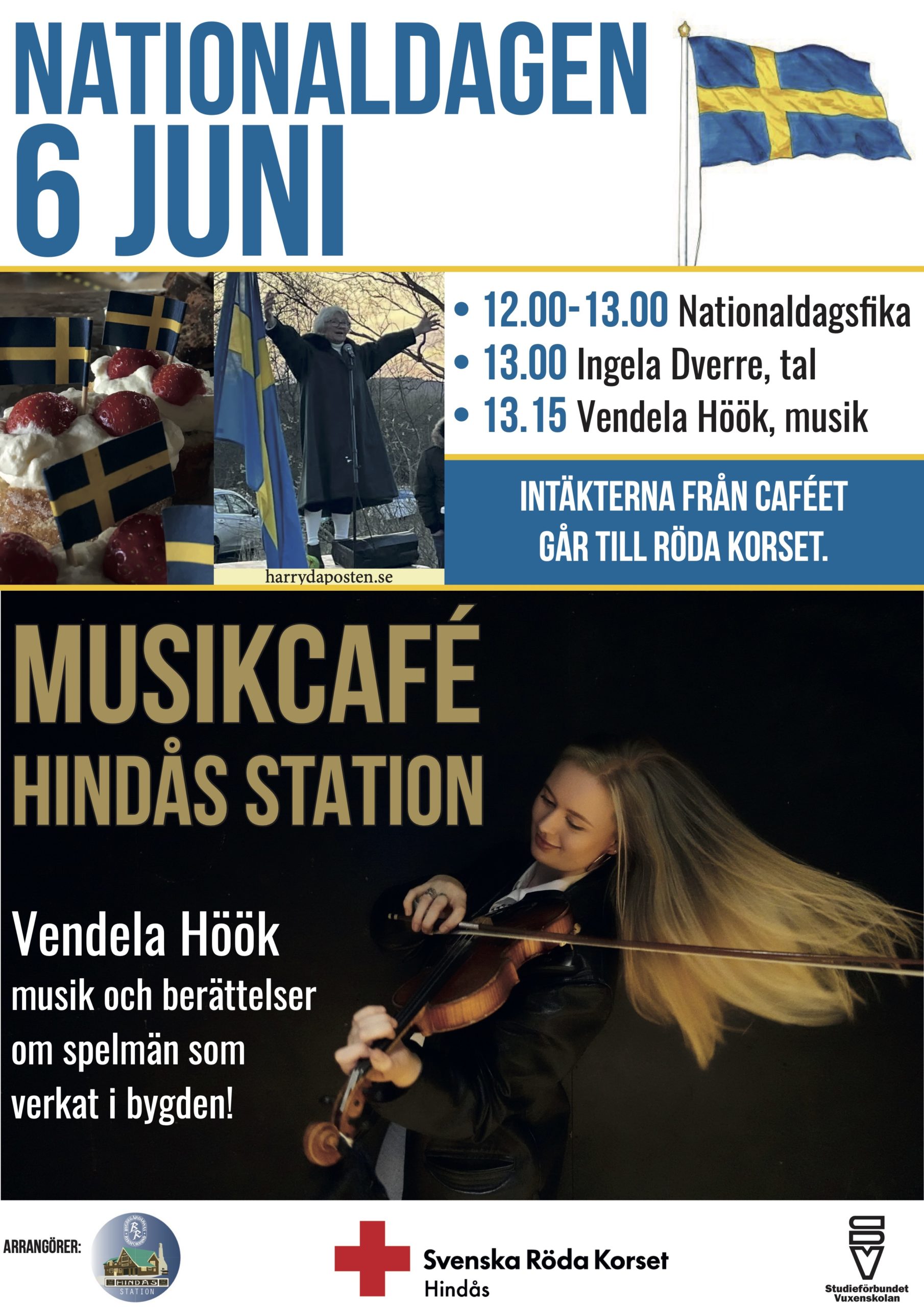 Nationaldagsfika 6/6 @ Hindås station