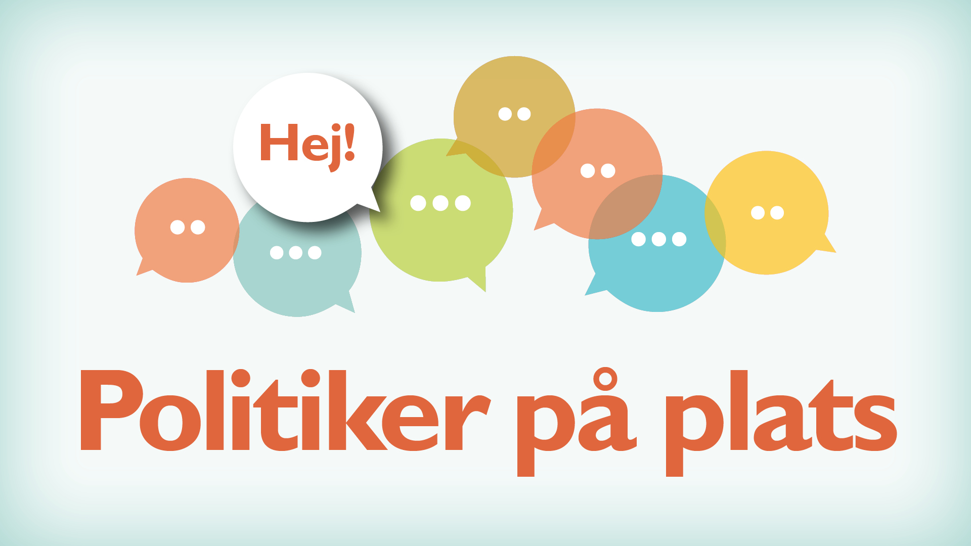 Politiker på plats