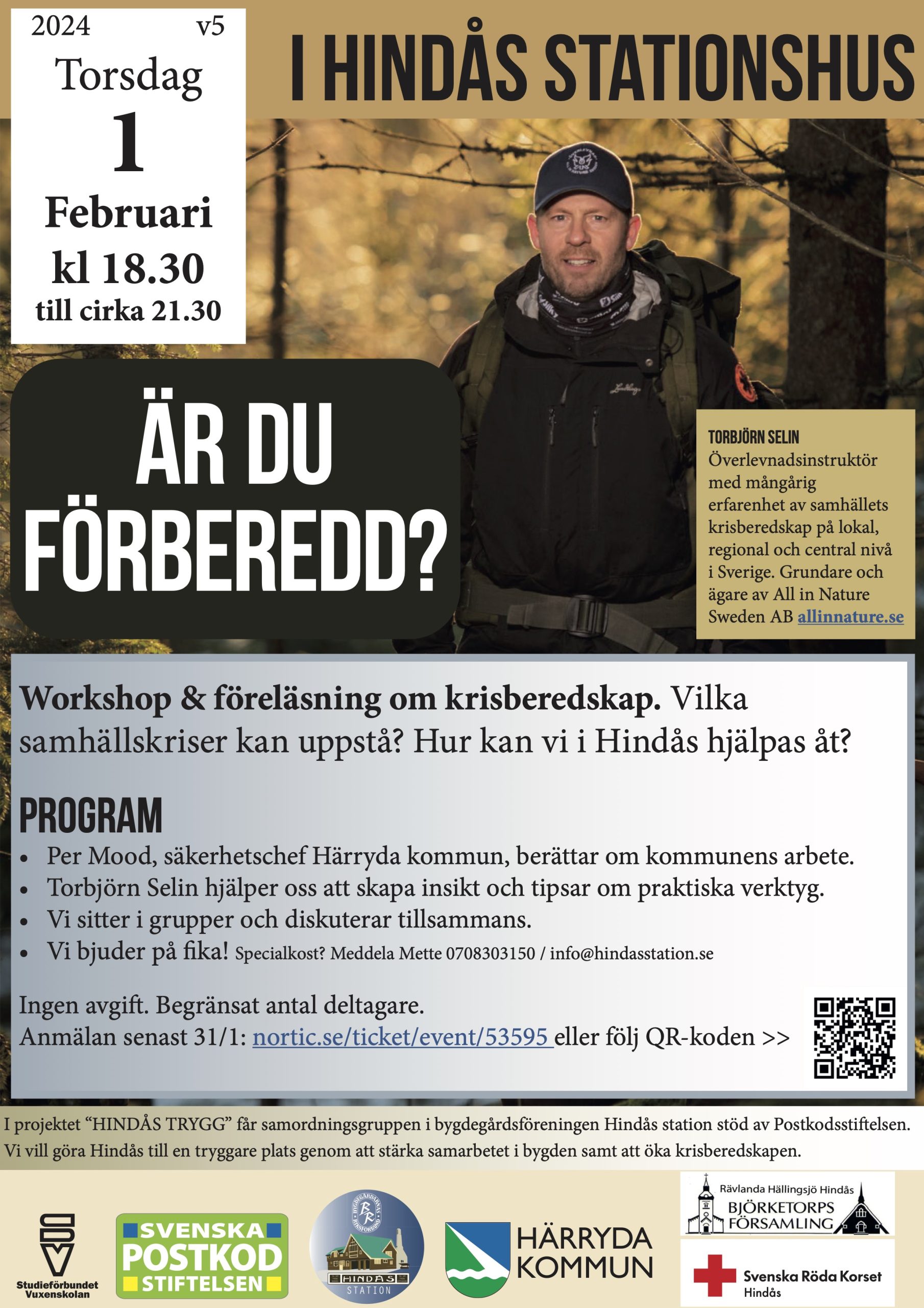 Krisberedskap – Workshop & Föreläsning | Hindås station