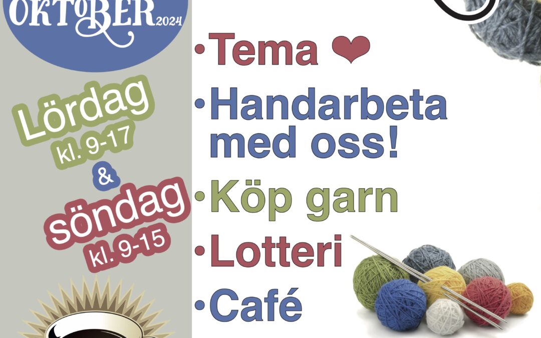 Stickhelg söndag – Fri entré