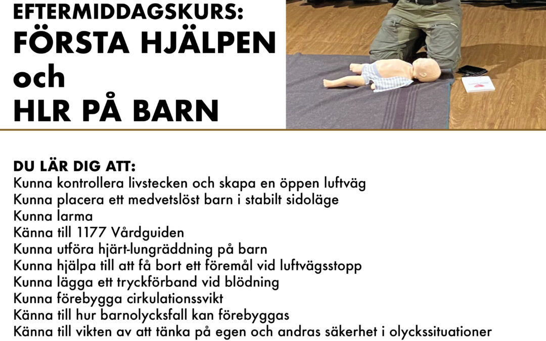 Första hjälpen och HLR på barn