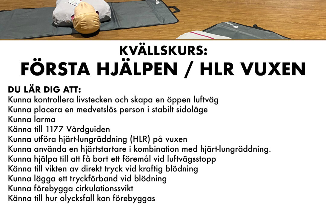 Första hjälpen / HLR vuxen