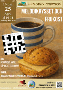 Melodikrysset och frukost @ Hindås stationsväg 30
