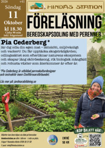 Föreläsning, beredskapsodling med perenner @ Hindås station
