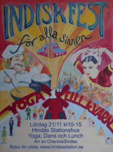 Indisk fest för alla sinnen - med yoga @ Hindås station